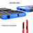 Funda Bumper Silicona y Plastico Mate Carcasa con Soporte A01 para Motorola Moto G31