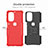 Funda Bumper Silicona y Plastico Mate Carcasa con Soporte A01 para Motorola Moto G51 5G