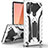 Funda Bumper Silicona y Plastico Mate Carcasa con Soporte A01 para Samsung Galaxy Note 10