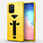 Funda Bumper Silicona y Plastico Mate Carcasa con Soporte A01 para Samsung Galaxy S10 Lite