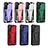 Funda Bumper Silicona y Plastico Mate Carcasa con Soporte A03 para Samsung Galaxy S22 Plus 5G