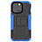 Funda Bumper Silicona y Plastico Mate Carcasa con Soporte A07 para Apple iPhone 14 Pro Max