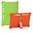 Funda Bumper Silicona y Plastico Mate Carcasa con Soporte H01 para Apple iPad 10.2 (2020)