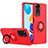 Funda Bumper Silicona y Plastico Mate Carcasa con Soporte H02P para Xiaomi Redmi Note 11 Pro 5G
