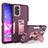 Funda Bumper Silicona y Plastico Mate Carcasa con Soporte J01S para Samsung Galaxy A04s