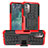 Funda Bumper Silicona y Plastico Mate Carcasa con Soporte JX1 para Nokia G11