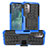 Funda Bumper Silicona y Plastico Mate Carcasa con Soporte JX1 para Nokia G11