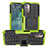 Funda Bumper Silicona y Plastico Mate Carcasa con Soporte JX1 para Nokia G11