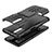 Funda Bumper Silicona y Plastico Mate Carcasa con Soporte JX1 para Samsung Galaxy M02s