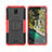 Funda Bumper Silicona y Plastico Mate Carcasa con Soporte JX2 para Nokia C100