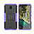 Funda Bumper Silicona y Plastico Mate Carcasa con Soporte JX2 para Nokia C100