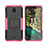 Funda Bumper Silicona y Plastico Mate Carcasa con Soporte JX2 para Nokia C100