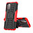 Funda Bumper Silicona y Plastico Mate Carcasa con Soporte JX2 para Nokia G21