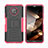 Funda Bumper Silicona y Plastico Mate Carcasa con Soporte JX2 para Nokia G300 5G