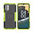 Funda Bumper Silicona y Plastico Mate Carcasa con Soporte JX2 para Nokia G400 5G