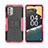 Funda Bumper Silicona y Plastico Mate Carcasa con Soporte JX2 para Nokia G400 5G