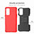 Funda Bumper Silicona y Plastico Mate Carcasa con Soporte JX2 para OnePlus Nord 2 5G