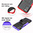 Funda Bumper Silicona y Plastico Mate Carcasa con Soporte JX5 para Samsung Galaxy A02s