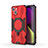 Funda Bumper Silicona y Plastico Mate Carcasa con Soporte K01C para Apple iPhone 14