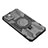 Funda Bumper Silicona y Plastico Mate Carcasa con Soporte K01C para Apple iPhone 14