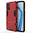 Funda Bumper Silicona y Plastico Mate Carcasa con Soporte KC1 para OnePlus 9R 5G