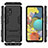 Funda Bumper Silicona y Plastico Mate Carcasa con Soporte KC1 para Samsung Galaxy A51 5G