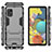 Funda Bumper Silicona y Plastico Mate Carcasa con Soporte KC1 para Samsung Galaxy M40S