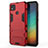 Funda Bumper Silicona y Plastico Mate Carcasa con Soporte KC1 para Xiaomi Redmi 9 Activ