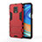 Funda Bumper Silicona y Plastico Mate Carcasa con Soporte KC1 para Xiaomi Redmi Note 9 Pro Max