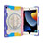 Funda Bumper Silicona y Plastico Mate Carcasa con Soporte L03 para Apple iPad 10.2 (2020)