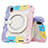 Funda Bumper Silicona y Plastico Mate Carcasa con Soporte L03 para Apple iPad Mini 6