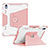 Funda Bumper Silicona y Plastico Mate Carcasa con Soporte L04 para Apple iPad 10.9 (2022)