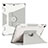 Funda Bumper Silicona y Plastico Mate Carcasa con Soporte L05 para Apple New iPad 9.7 (2017)