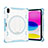 Funda Bumper Silicona y Plastico Mate Carcasa con Soporte L09 para Apple iPad 10.9 (2022)