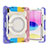 Funda Bumper Silicona y Plastico Mate Carcasa con Soporte L11 para Apple iPad 10.9 (2022)