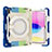 Funda Bumper Silicona y Plastico Mate Carcasa con Soporte L11 para Apple iPad 10.9 (2022)