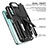 Funda Bumper Silicona y Plastico Mate Carcasa con Soporte MQ1 para Xiaomi Redmi Note 10S 4G