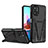 Funda Bumper Silicona y Plastico Mate Carcasa con Soporte MQ1 para Xiaomi Redmi Note 10S 4G