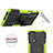 Funda Bumper Silicona y Plastico Mate Carcasa con Soporte para Motorola Moto Edge 20 5G