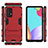 Funda Bumper Silicona y Plastico Mate Carcasa con Soporte para Samsung Galaxy A52 4G