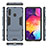 Funda Bumper Silicona y Plastico Mate Carcasa con Soporte para Samsung Galaxy A60