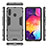 Funda Bumper Silicona y Plastico Mate Carcasa con Soporte para Samsung Galaxy A60