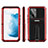 Funda Bumper Silicona y Plastico Mate Carcasa con Soporte para Samsung Galaxy S21 5G