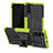 Funda Bumper Silicona y Plastico Mate Carcasa con Soporte R01 para Samsung Galaxy Note 10