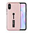 Funda Bumper Silicona y Plastico Mate Carcasa con Soporte R05 para Xiaomi Redmi 9A