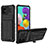 Funda Bumper Silicona y Plastico Mate Carcasa con Soporte YF1 para Samsung Galaxy A51 5G