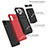 Funda Bumper Silicona y Plastico Mate Carcasa con Soporte YF1 para Samsung Galaxy M02