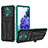 Funda Bumper Silicona y Plastico Mate Carcasa con Soporte YF1 para Samsung Galaxy S20 FE 4G