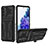 Funda Bumper Silicona y Plastico Mate Carcasa con Soporte YF1 para Samsung Galaxy S20 FE 5G