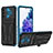 Funda Bumper Silicona y Plastico Mate Carcasa con Soporte YF1 para Samsung Galaxy S20 FE 5G